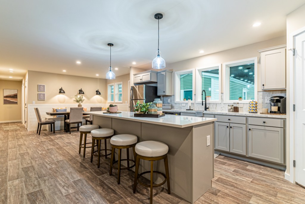 Picture of a beautiful kitchen in a modular home